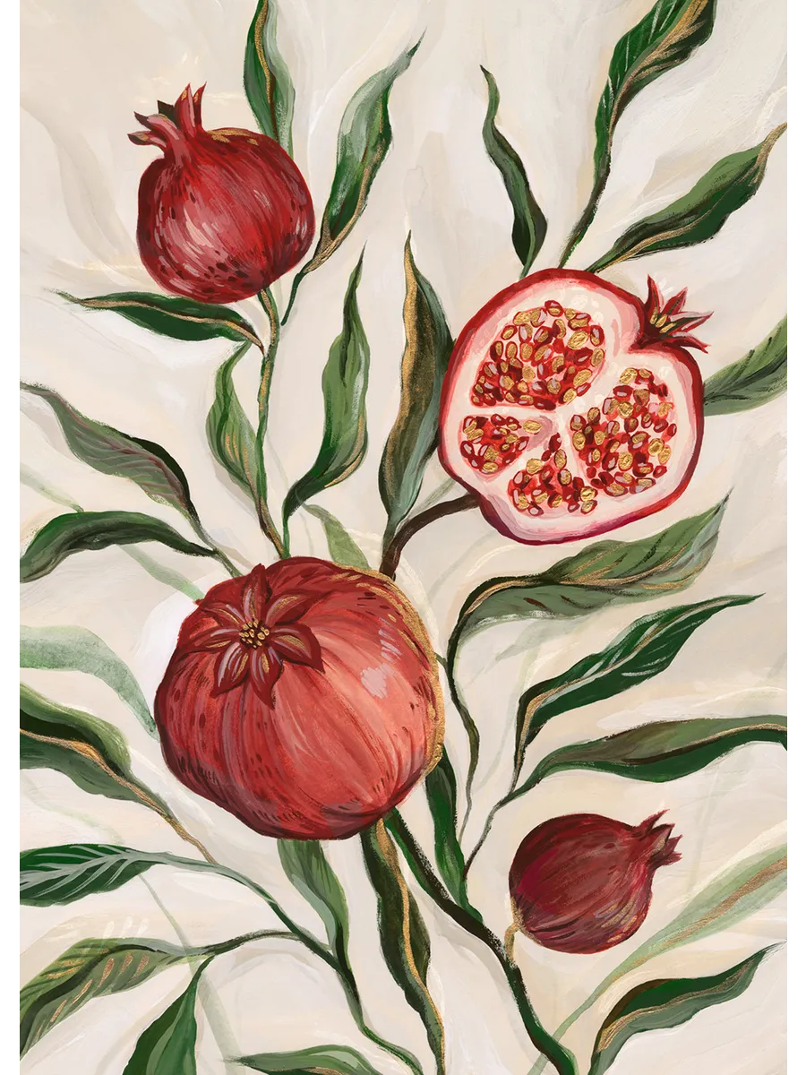 Gilded Pomegranate