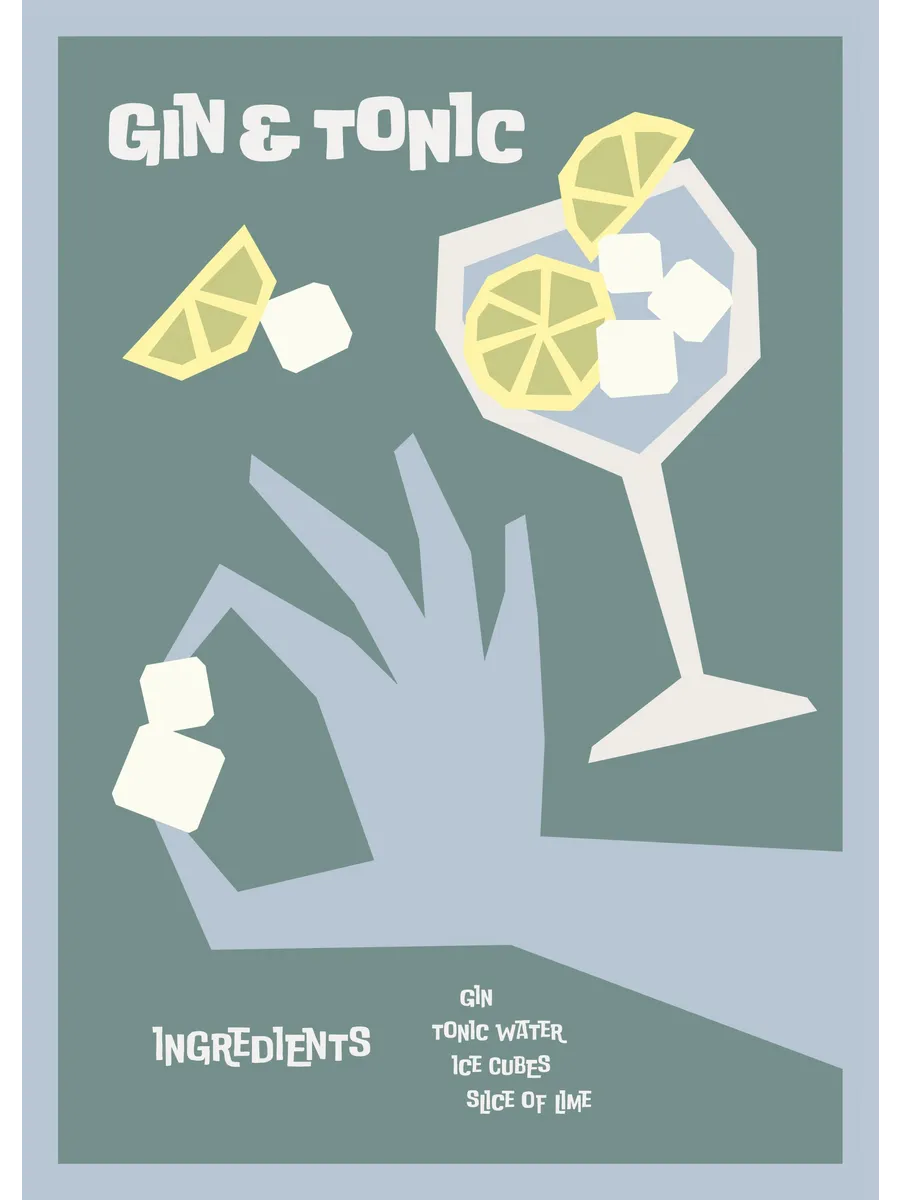 Gin Tonic Cocktail