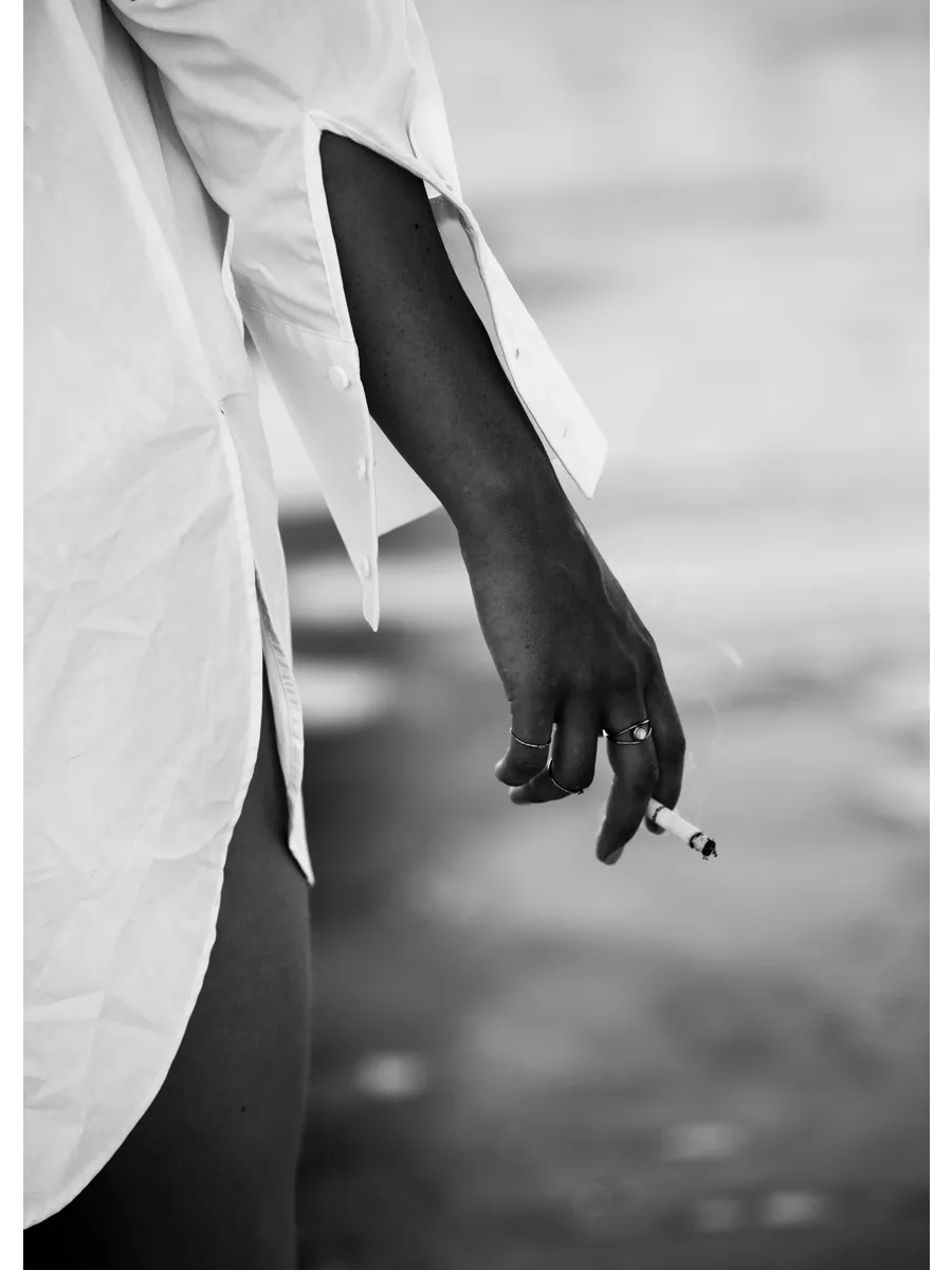 Girl in White Shirt