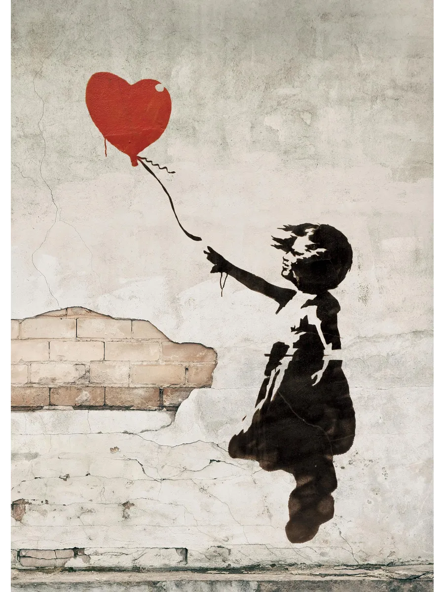 Girl with Love Balloon