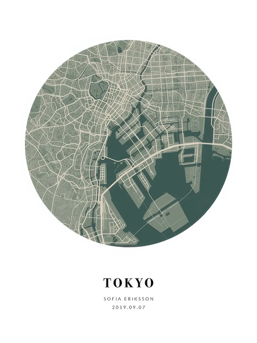 Globe Map Moss Personal