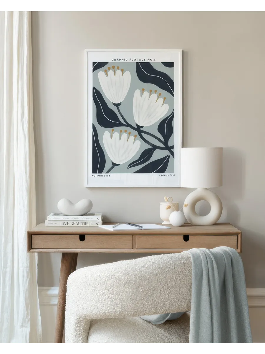 Graphic Florals No1