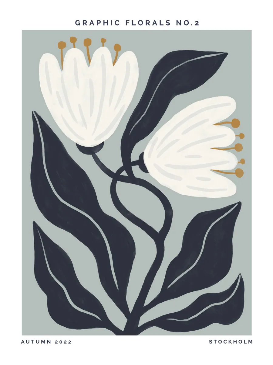 Graphic Florals No2