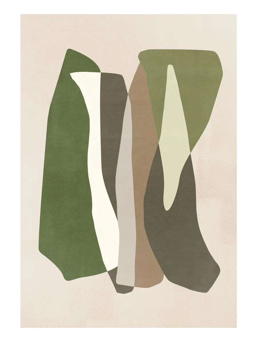 Green Graphic Forms No2