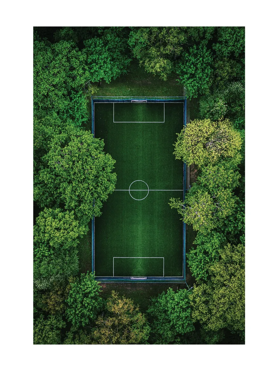 Green Soccer Pitch