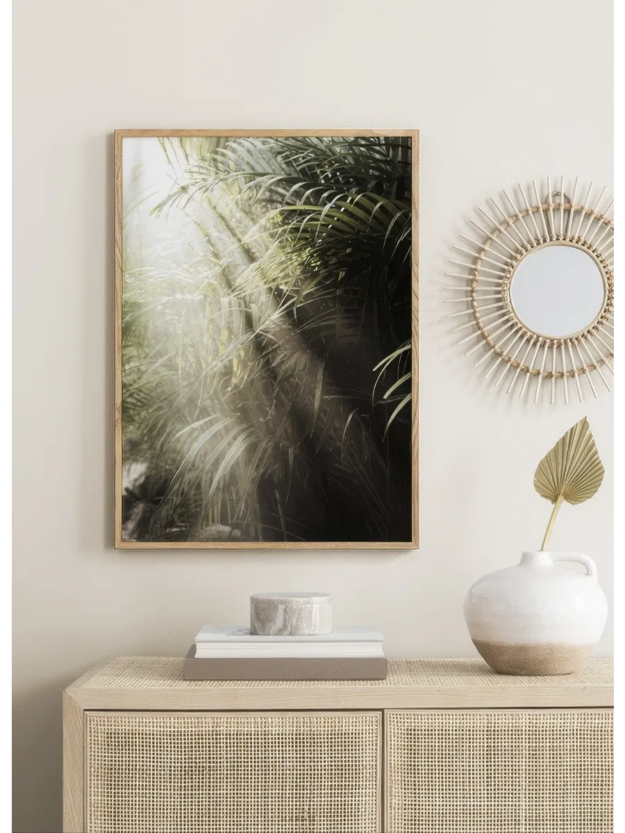 Hazy Palm Trees