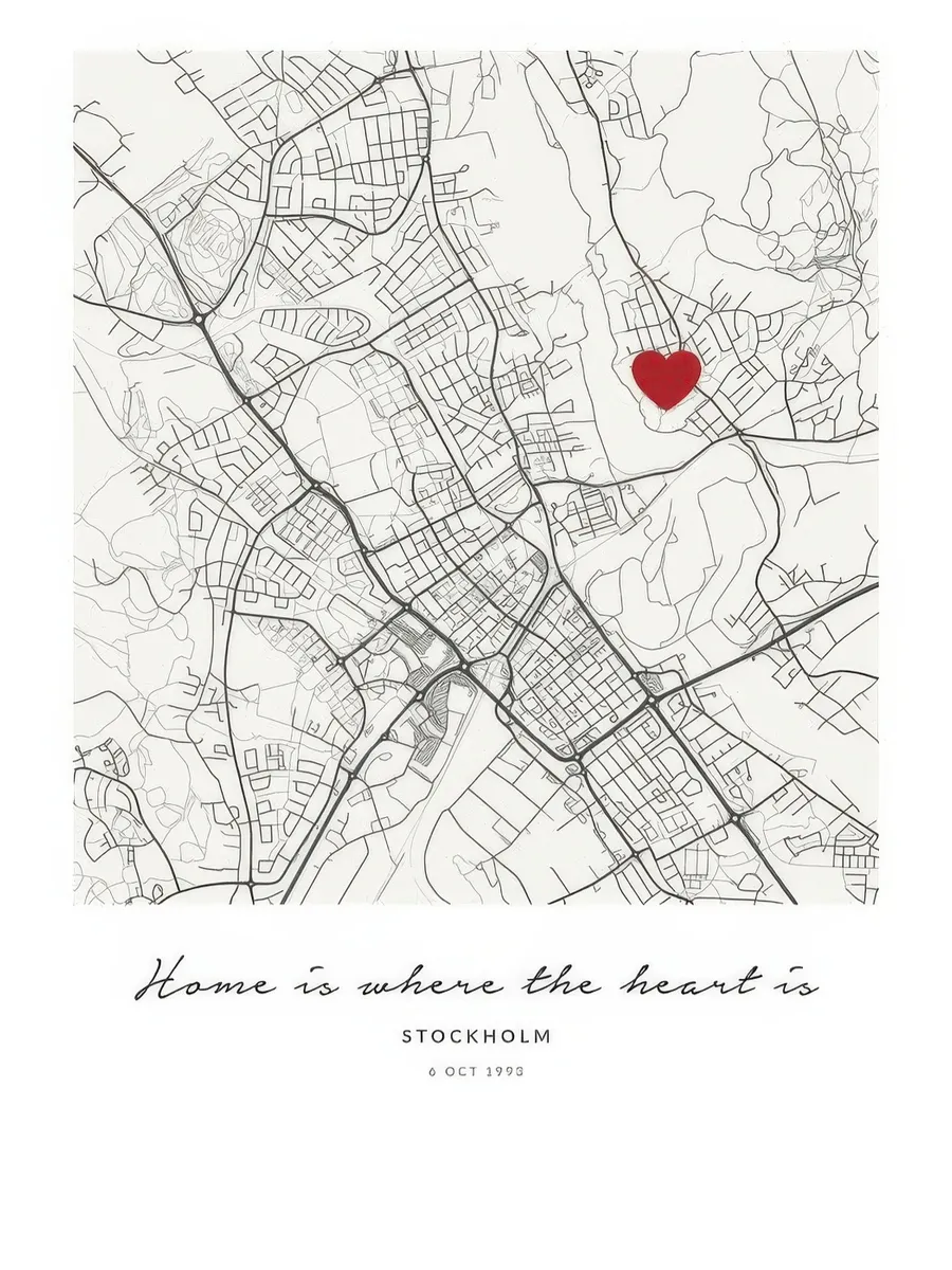 Heart on Map Personal