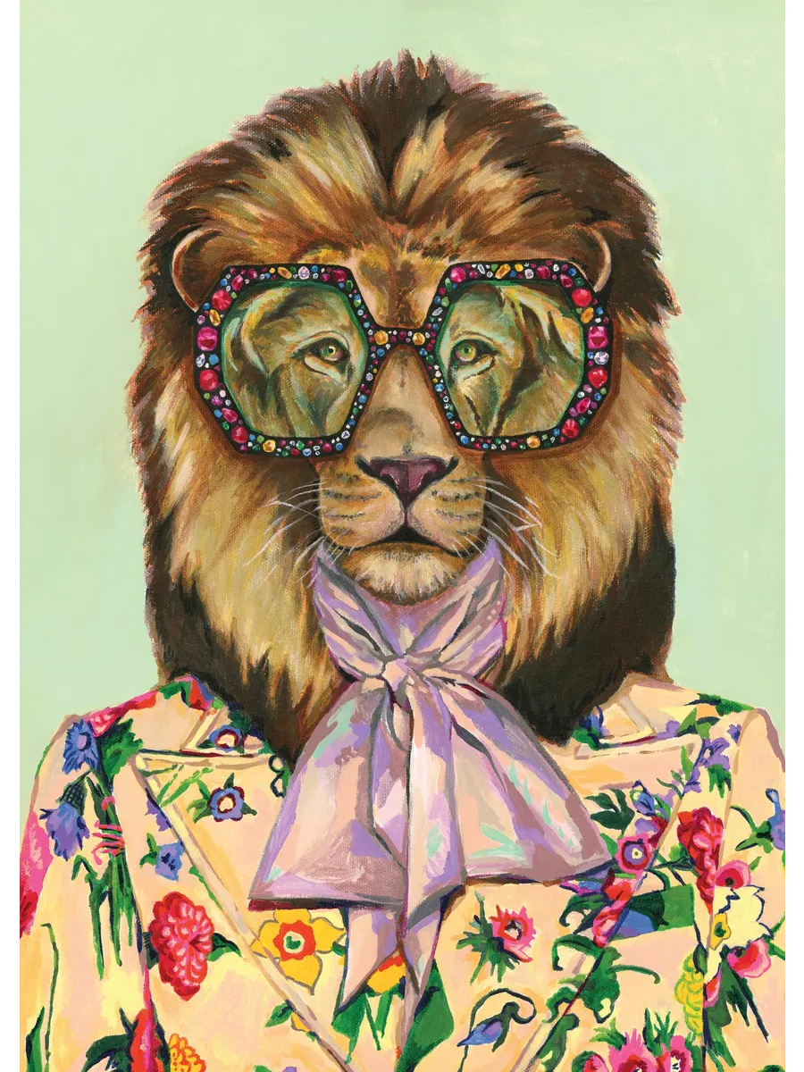 Heather Perry Artsy Lion
