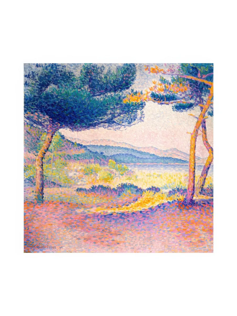Henri Edmond Cross Pines Along the Shore Square