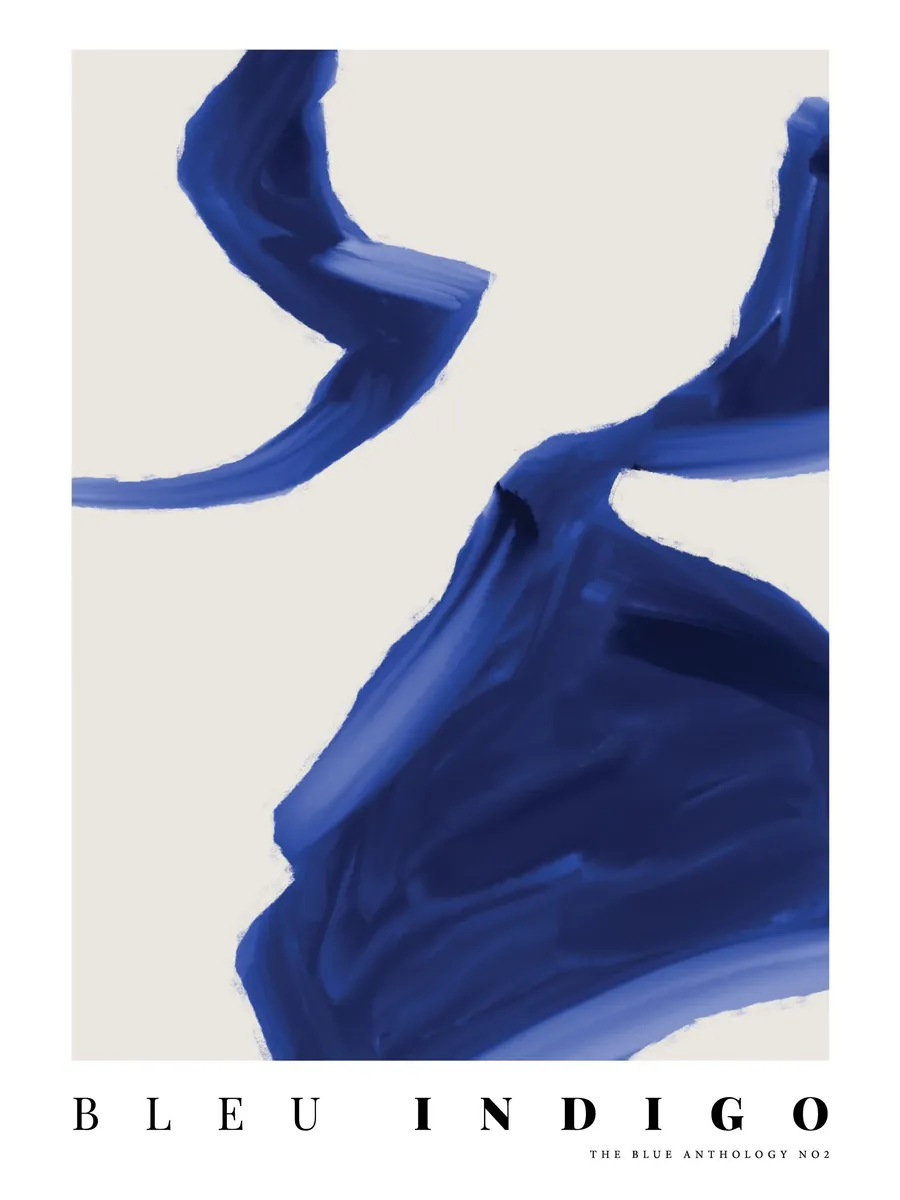 Indigo Abstract No2