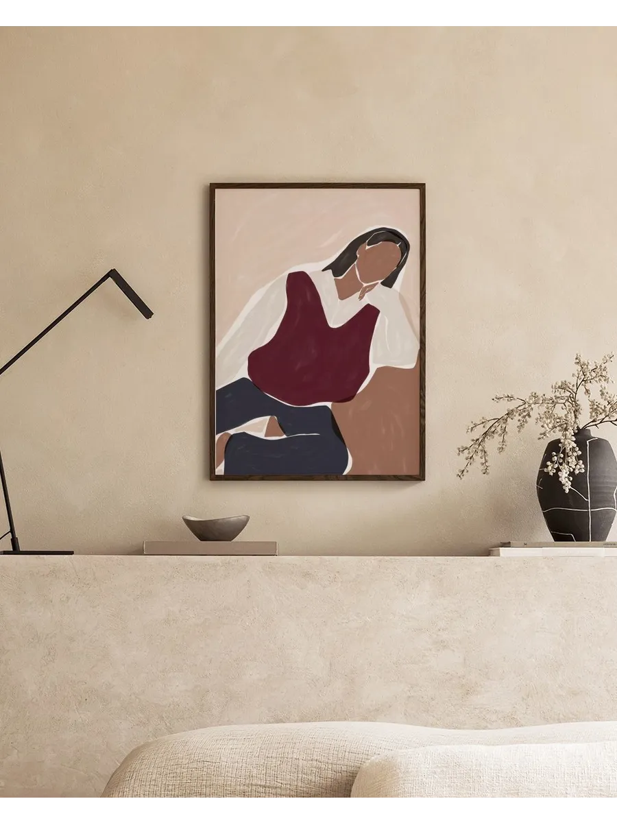 Ivy Green Contemplating Illustration