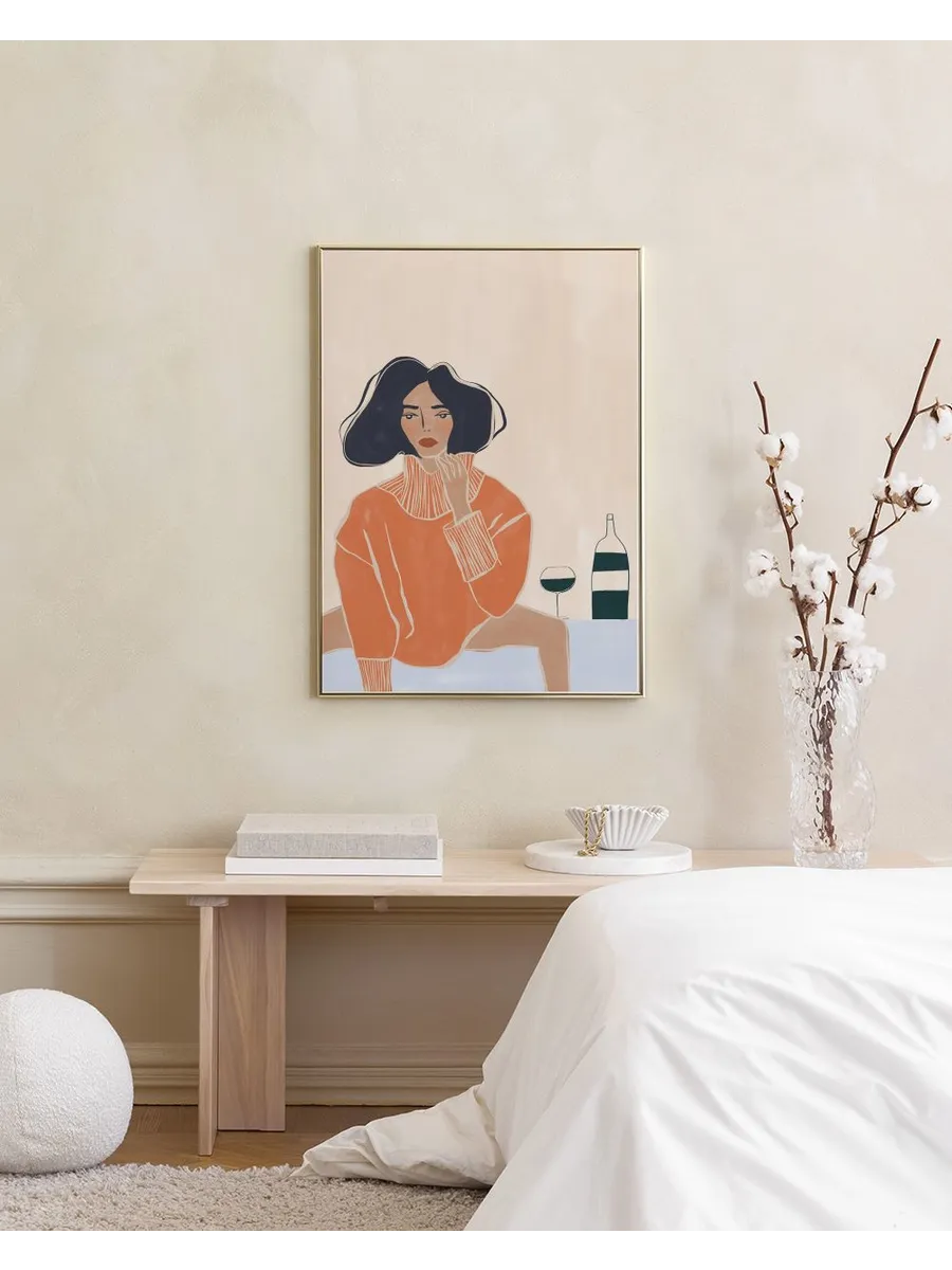 Ivy Green Woman with Wine