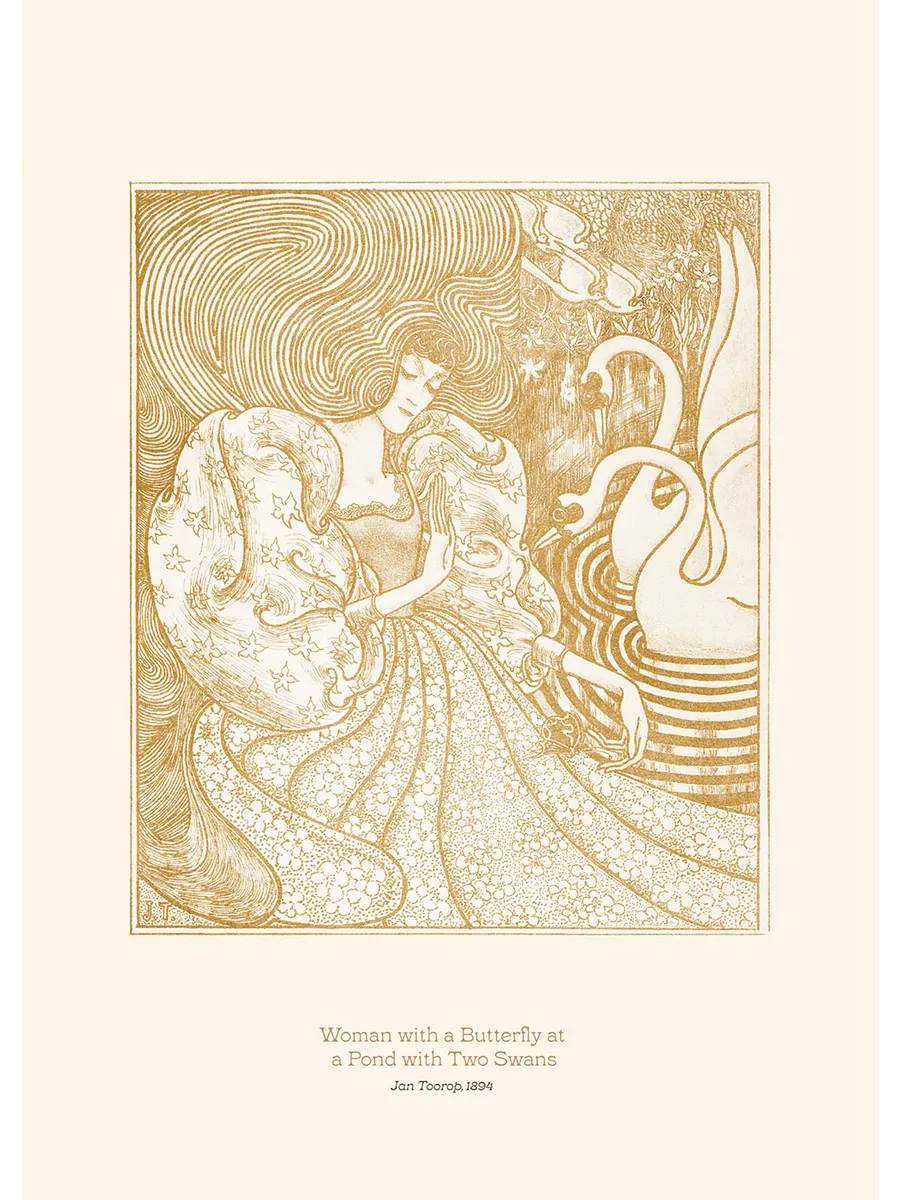 Jan Toorop Woman with a Butterfly