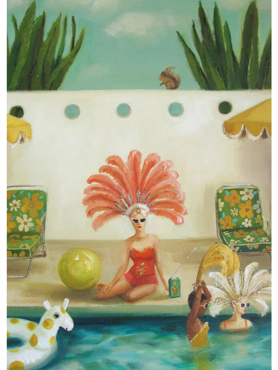 Janet Hill Poolside