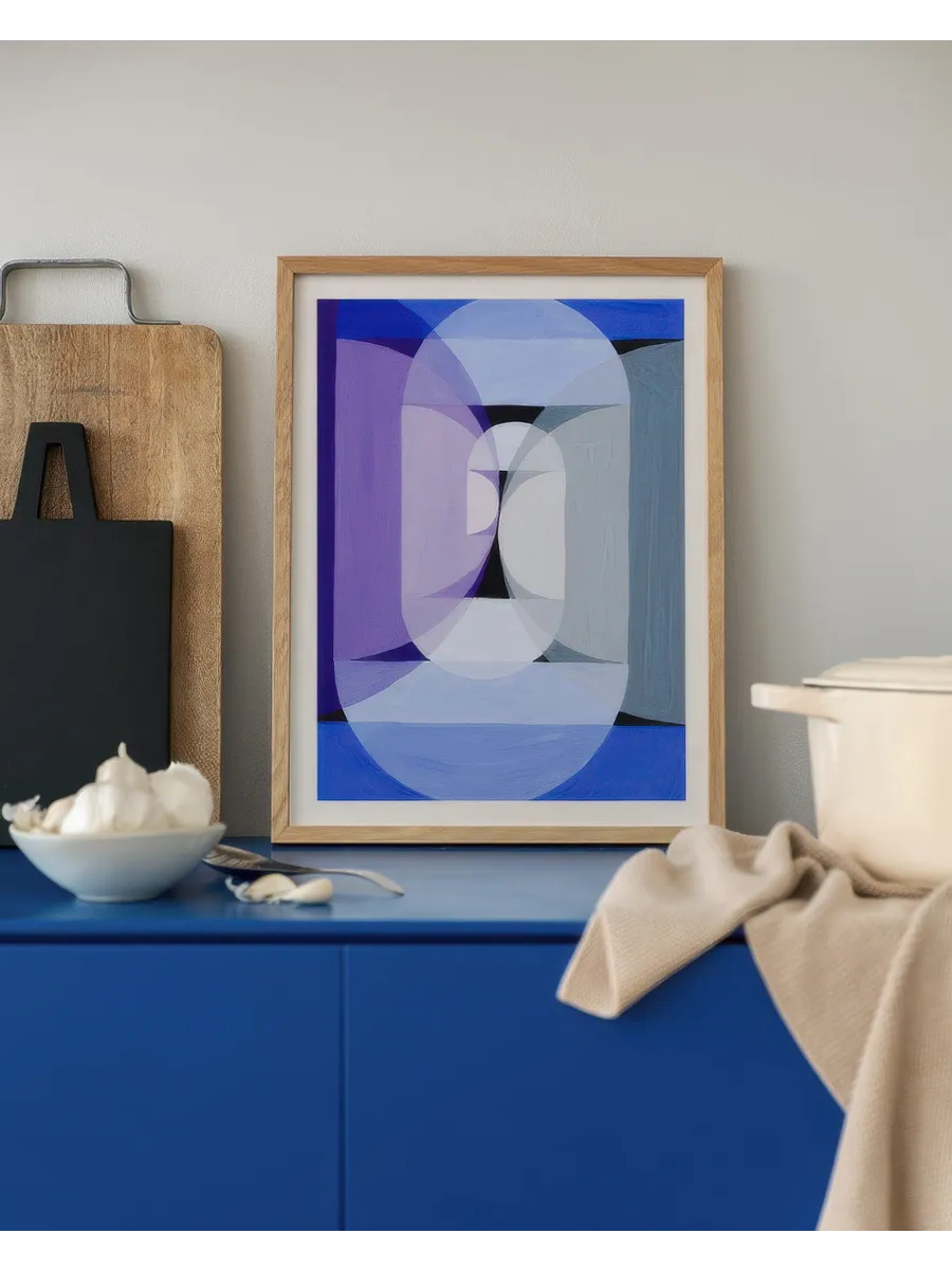 Joseph Schillinger Blue Gray Violet Wheel
