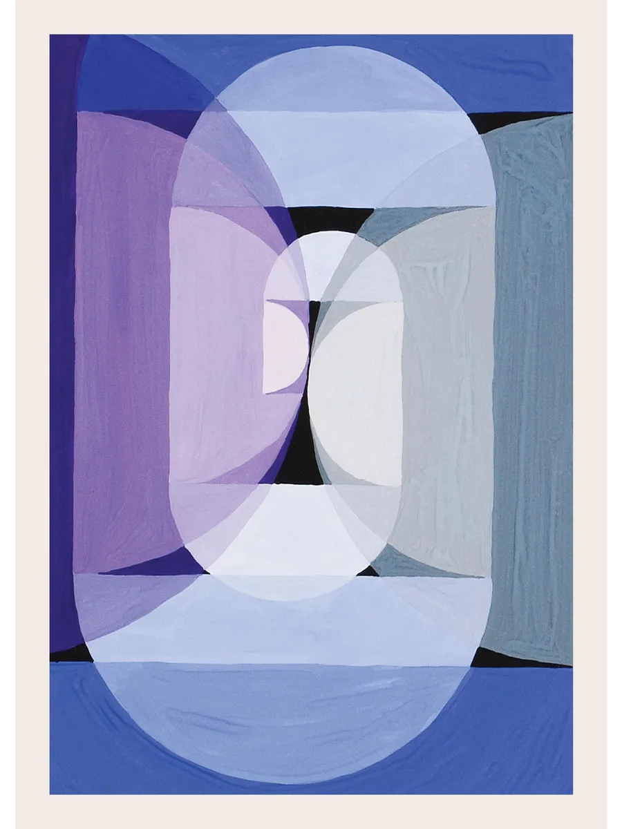 Joseph Schillinger Blue Gray Violet Wheel