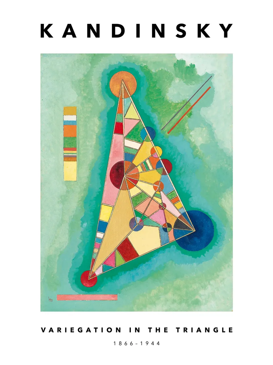 Kandinsky Variegation in the Triangle