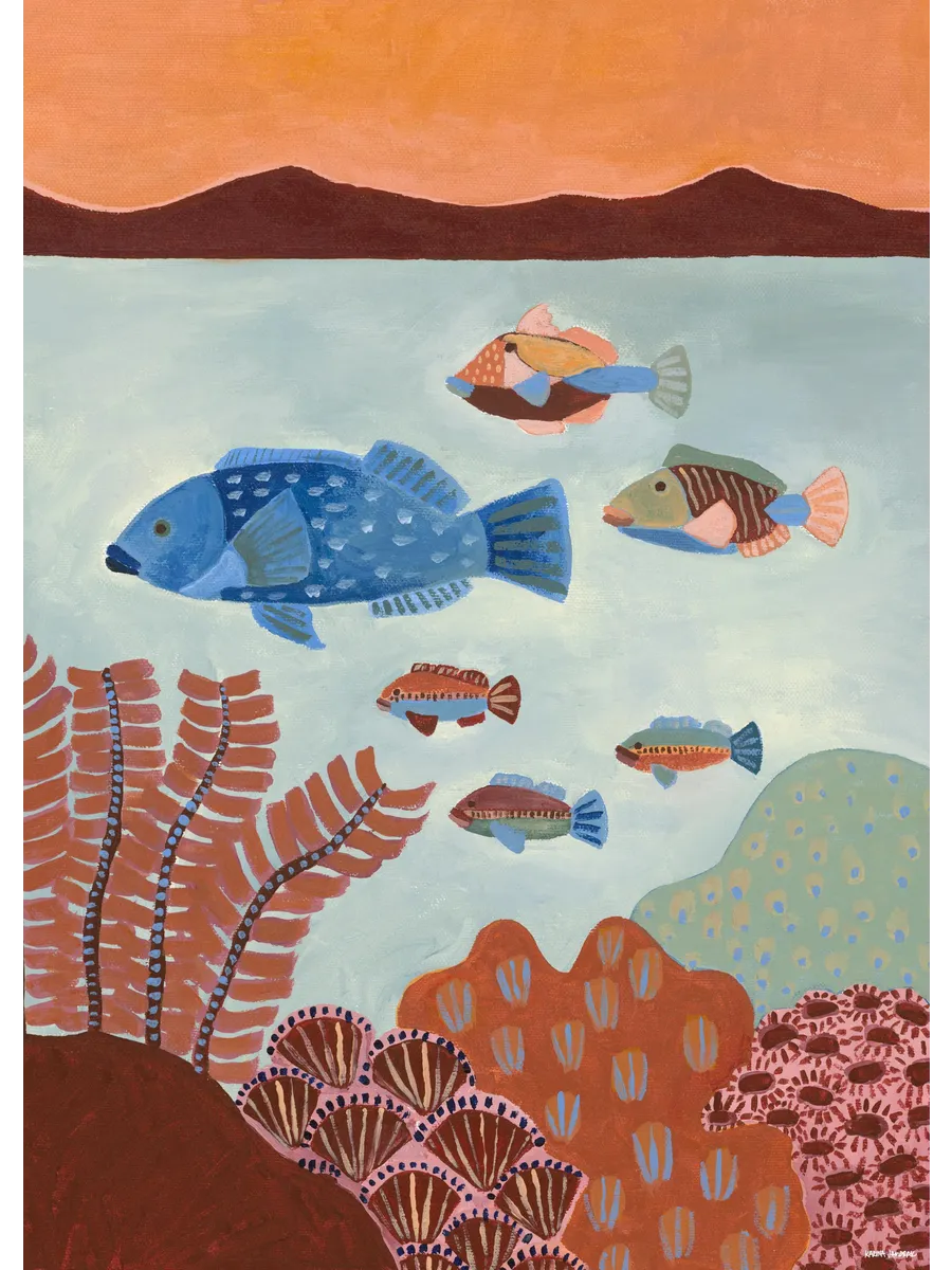 Karina Jambrak a Swim in the Ocean