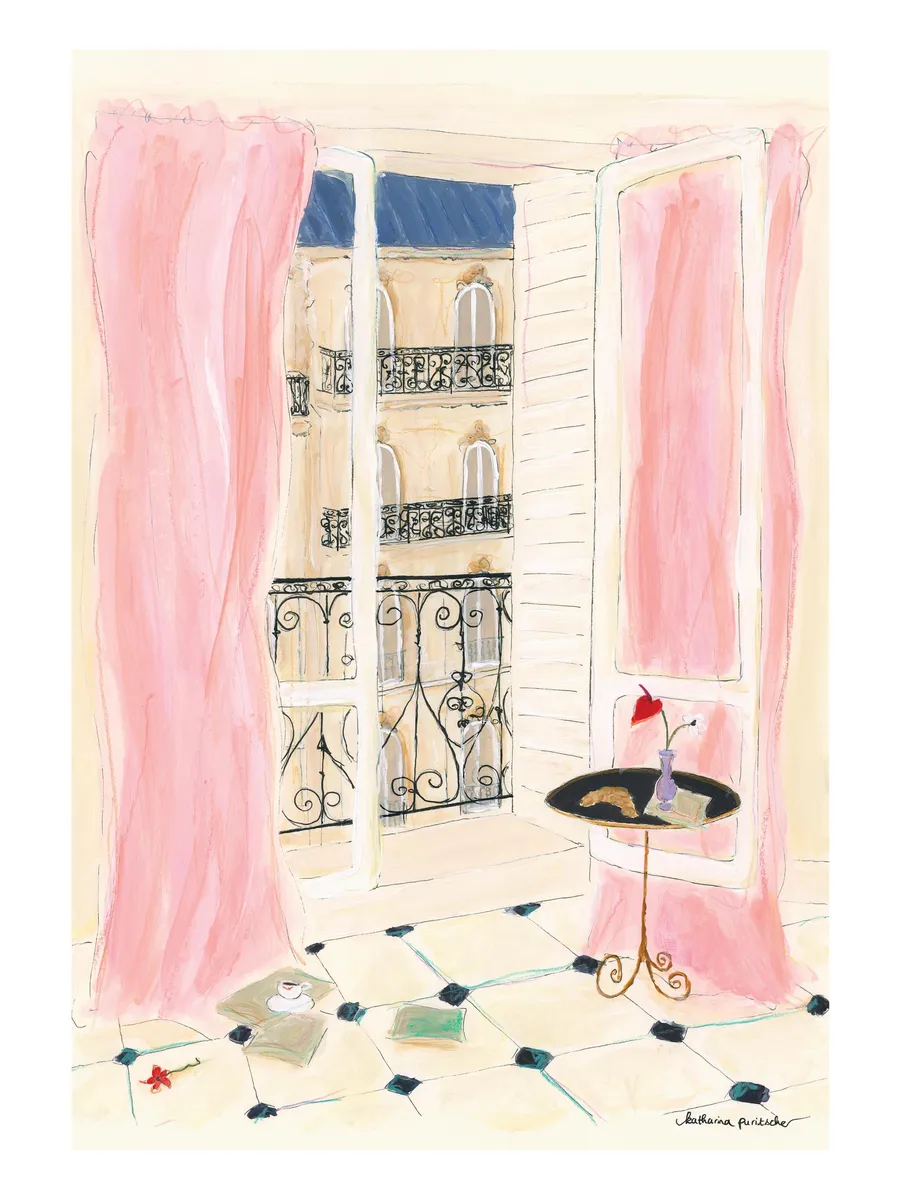 Katharina Puritscher Croissant and Book
