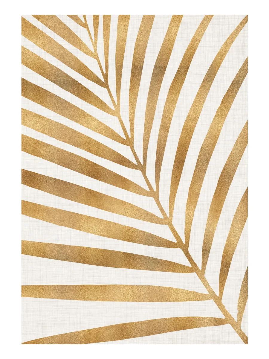 Kristian Gallagher Metallic Gold Palm Leaf