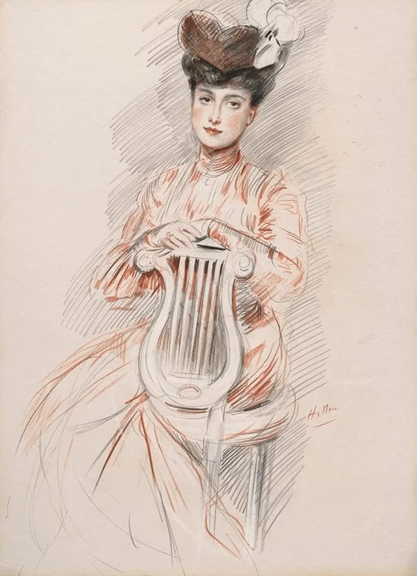 L Gante la Chaise Lyre