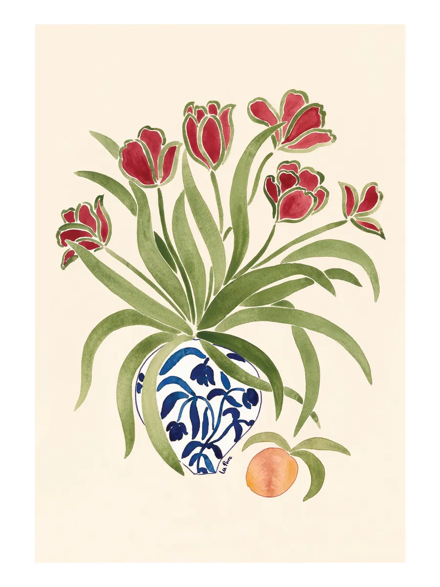 La Poire Red Tulips