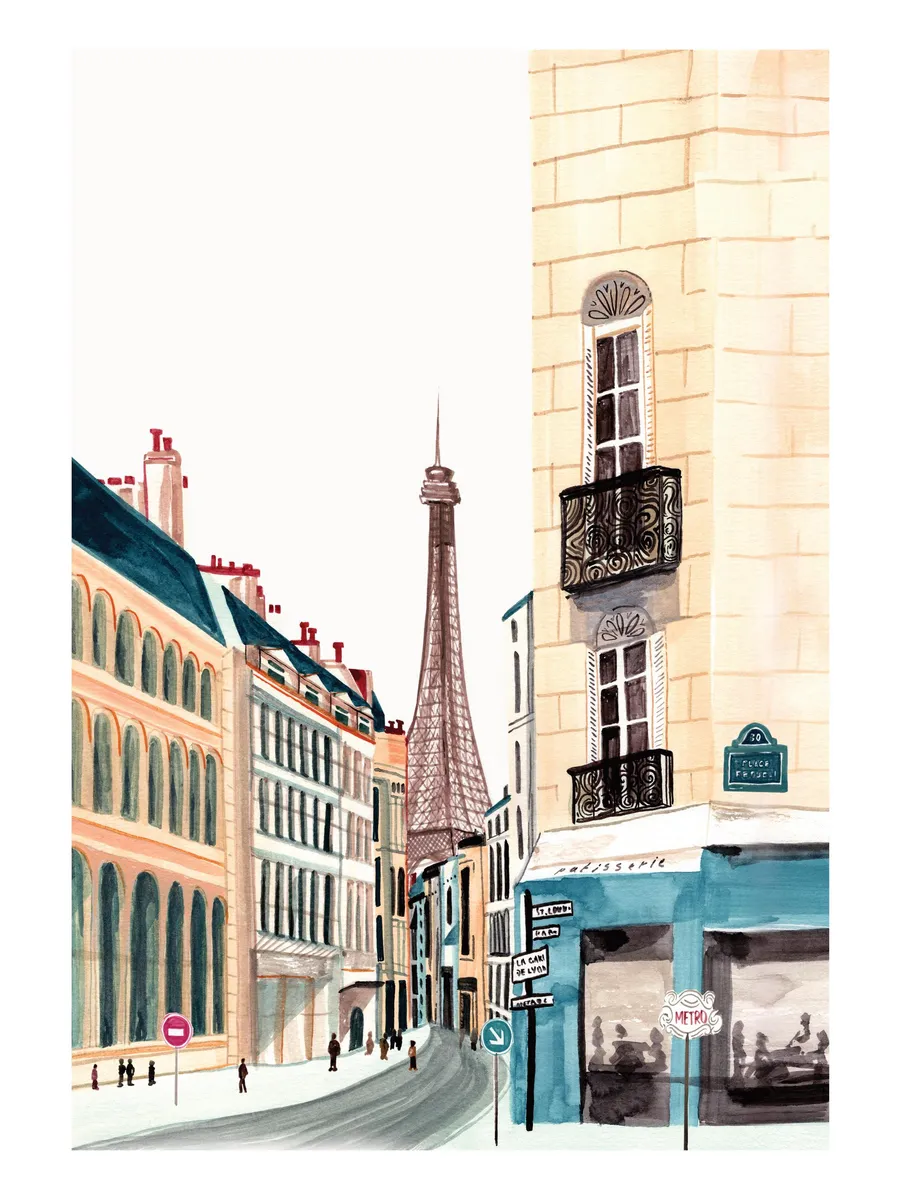 Laura Page Paris Street Corner