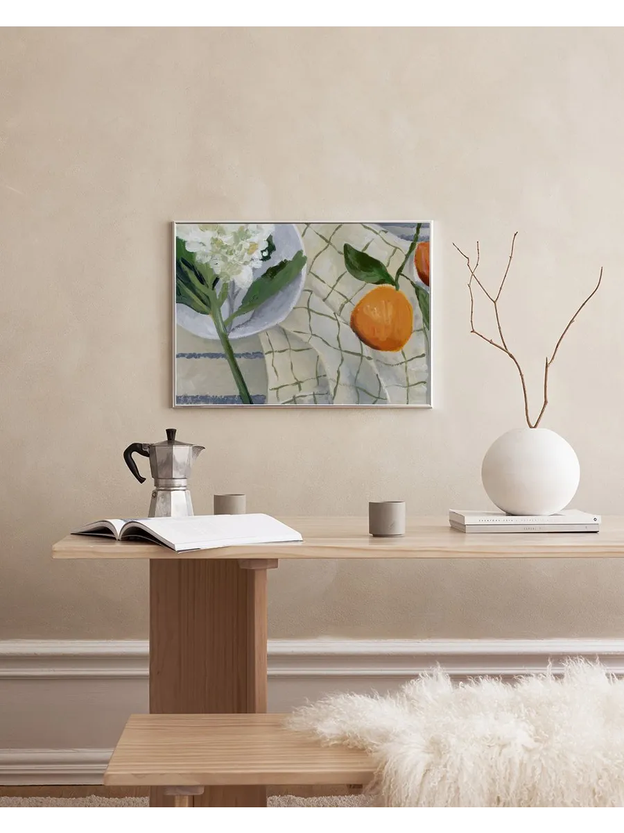 Lauren Bencivengo Orange and Hydrangea