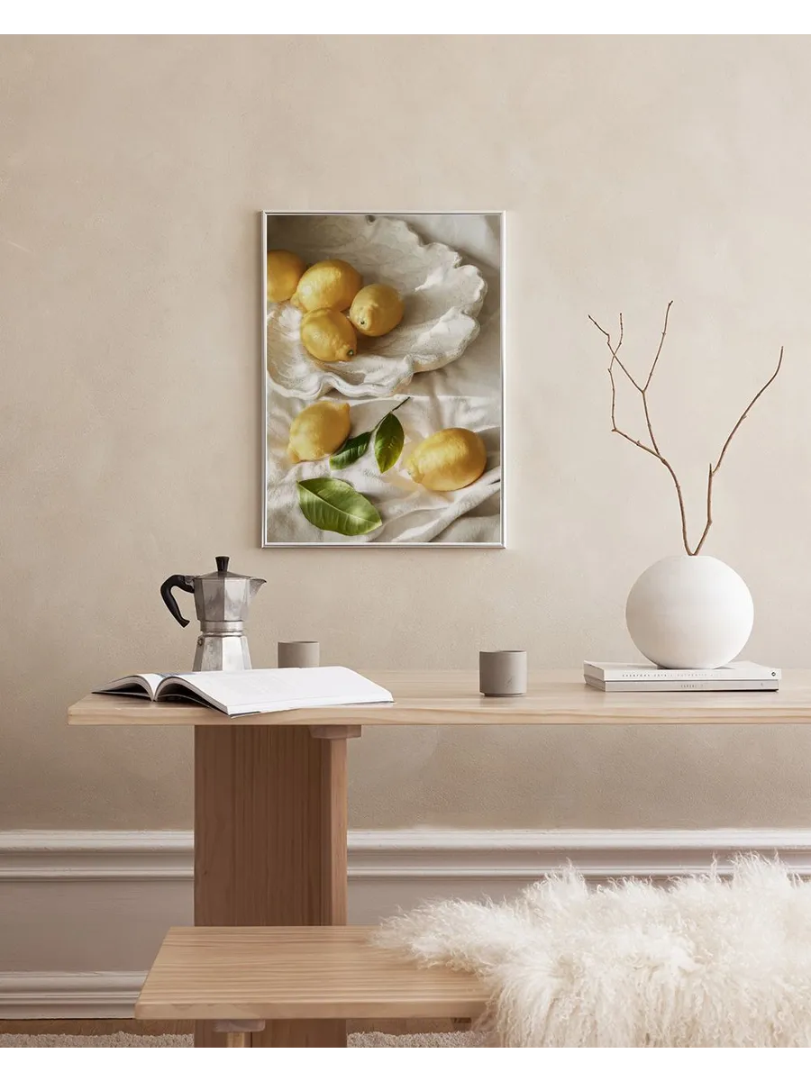 Lemons on a Plate