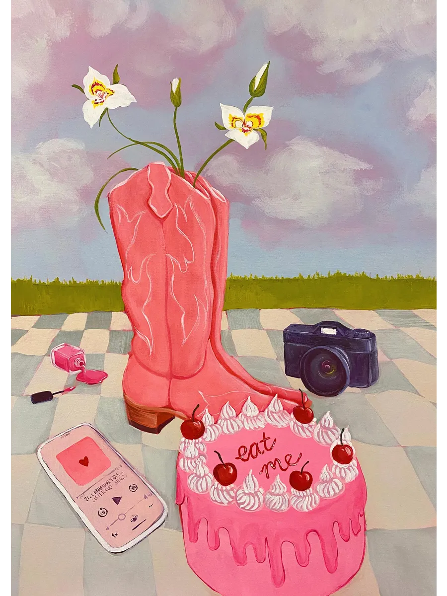 Lindsey Cherek Still Life with Fake Cake
