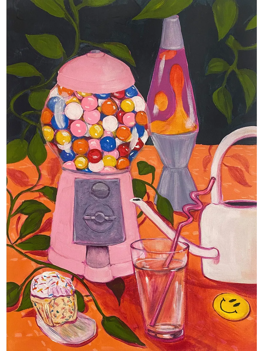 Lindsey Cherek Still Life with Gumball Machine