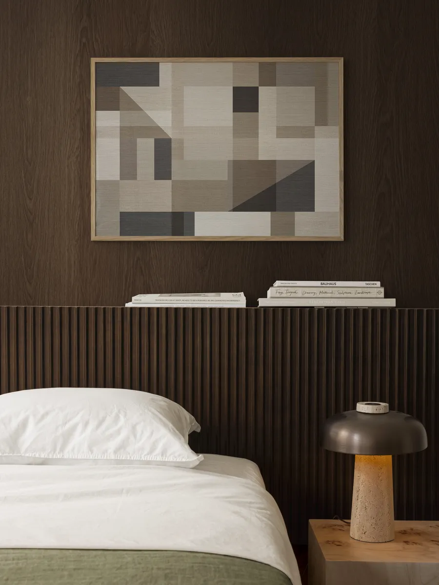 Linen Block Shapes No1