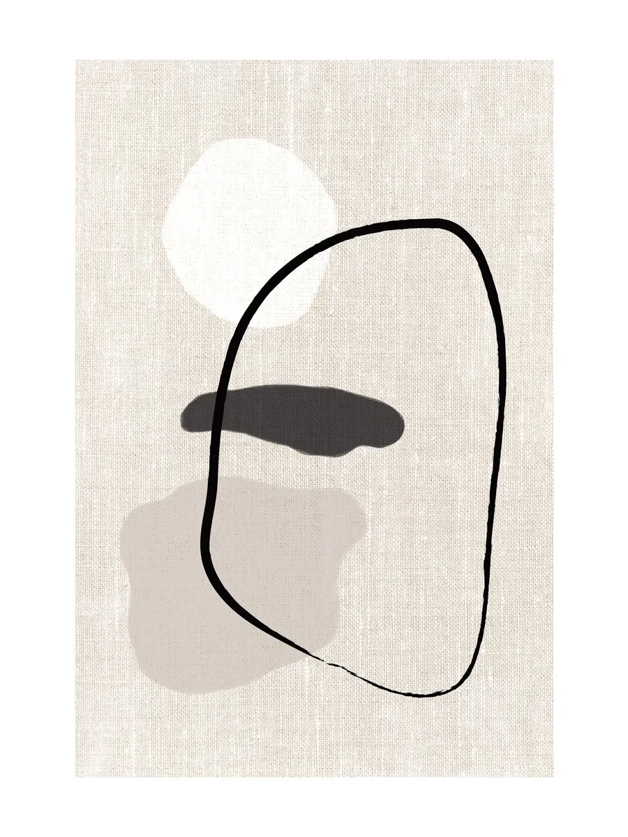 Linen Shapes No1