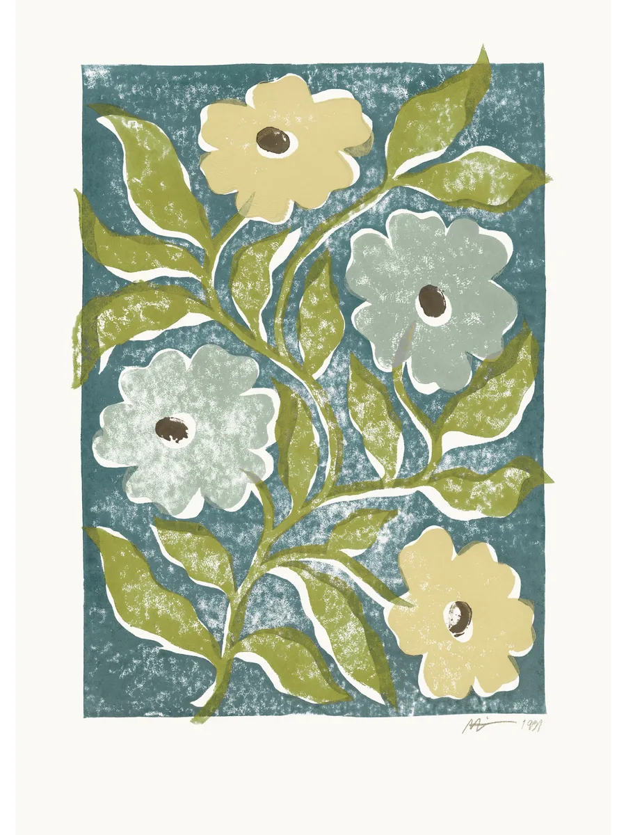 Linocut Flowers