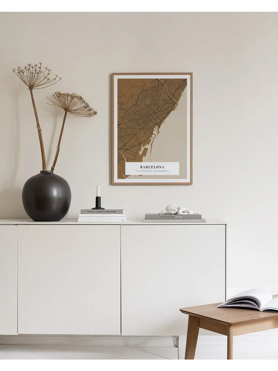 Map No1 Vintage Mustard Personal