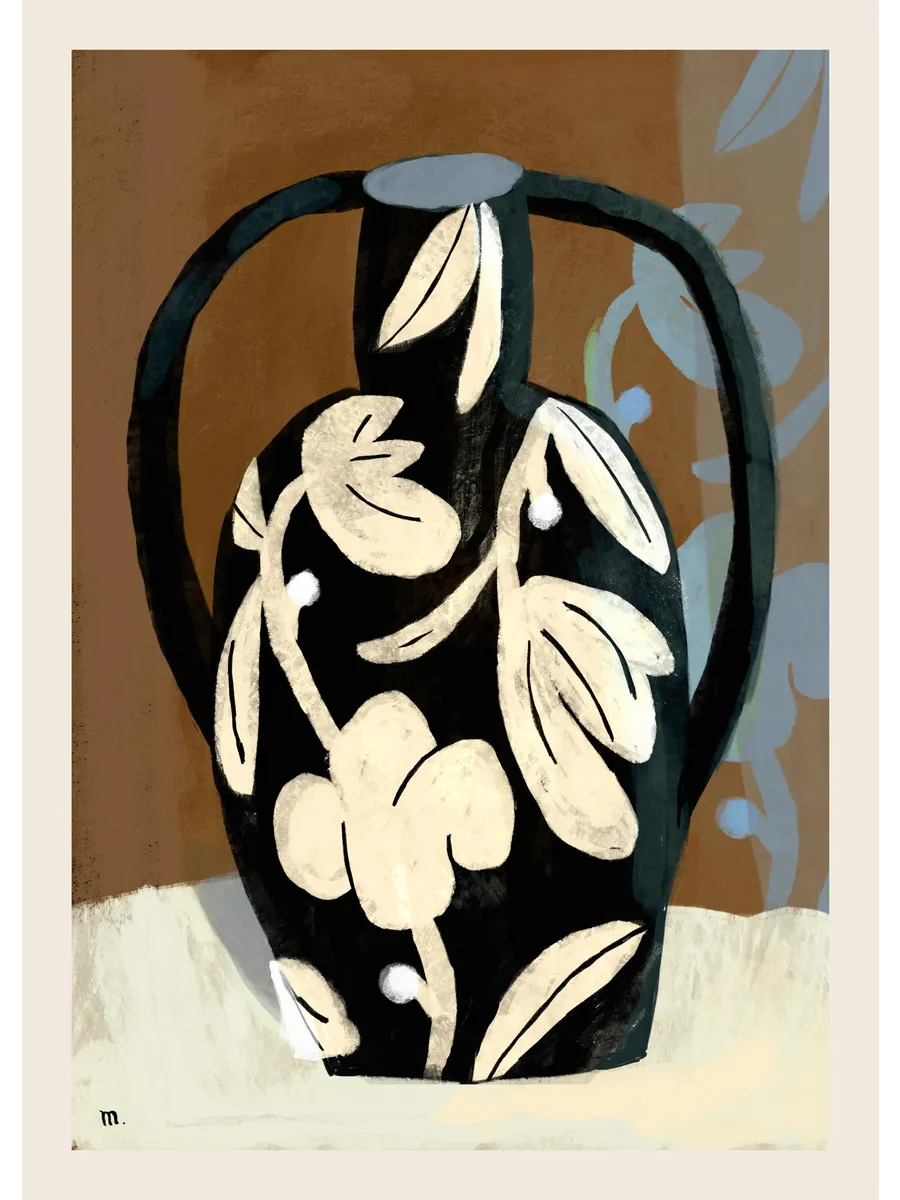 Marco Marella Black Vase