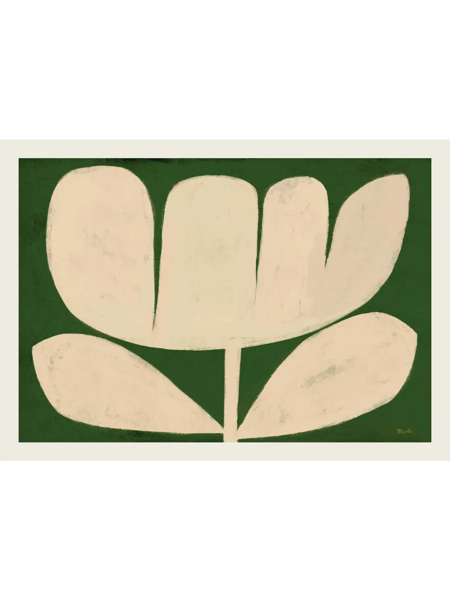 Marco Marella Flower on Green