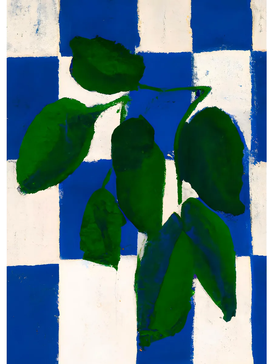 Merel Takken Checkered Greenery