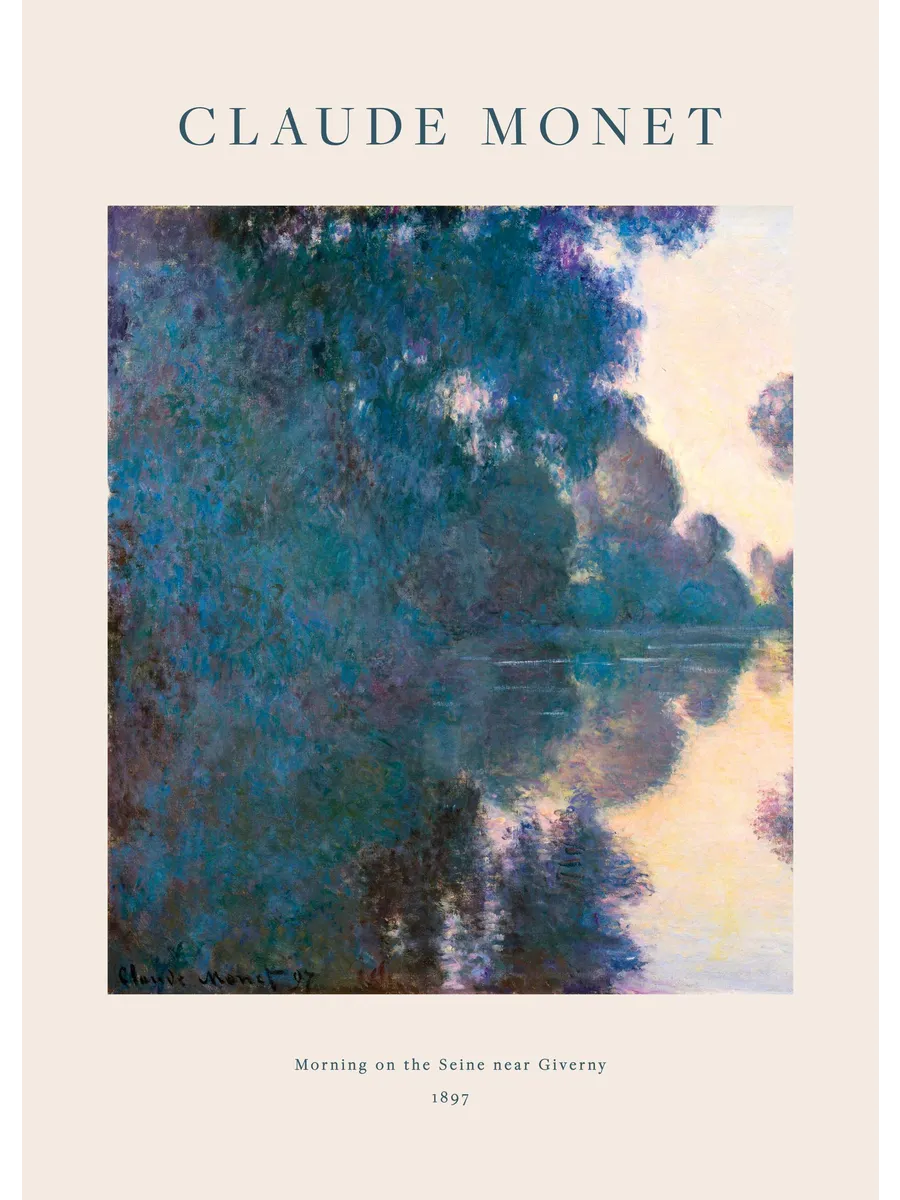Monet Morning on the Seine Near Giverny