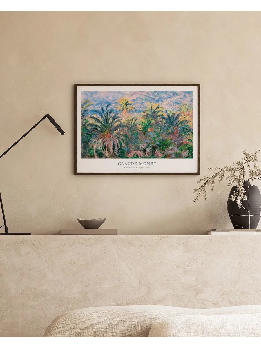 Monet Palm Trees at Bordighera