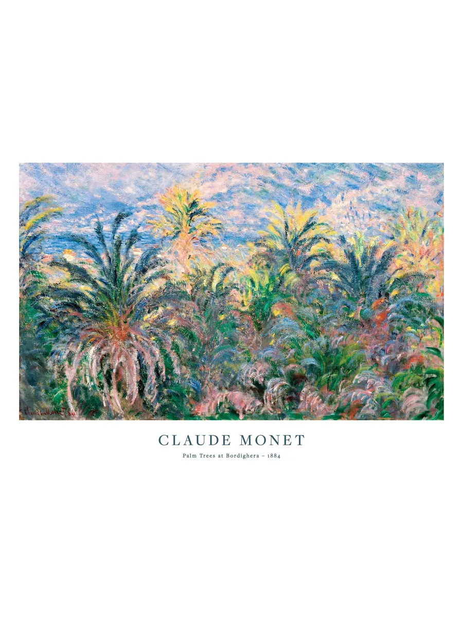 Monet Palm Trees at Bordighera