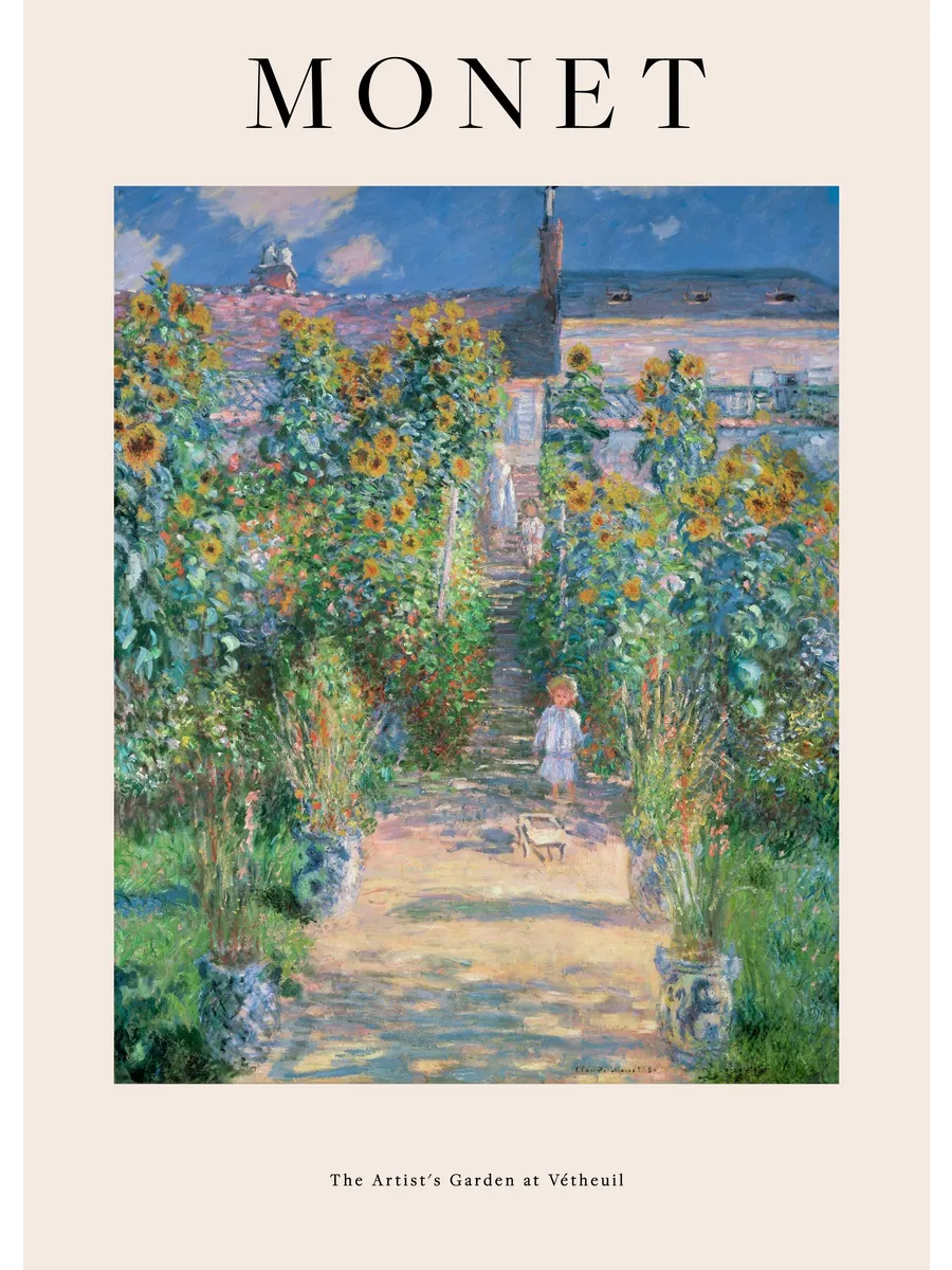 Monet the Artists Garden at Vetheuil
