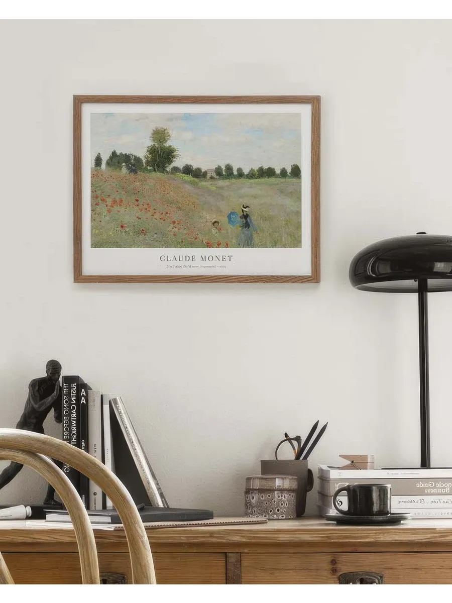 Monet the Poppy Field Near Argenteuil