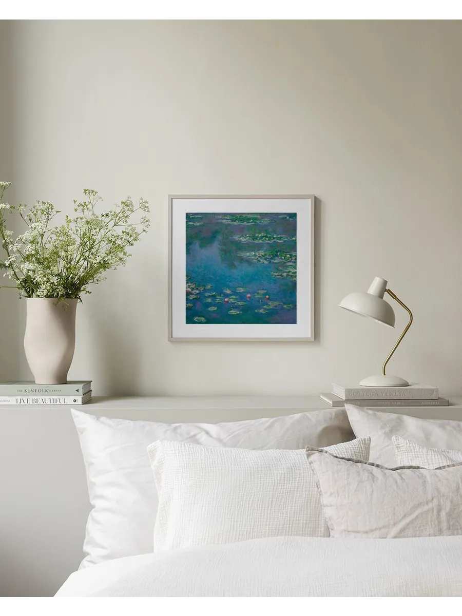 Monet Water Lilies Square