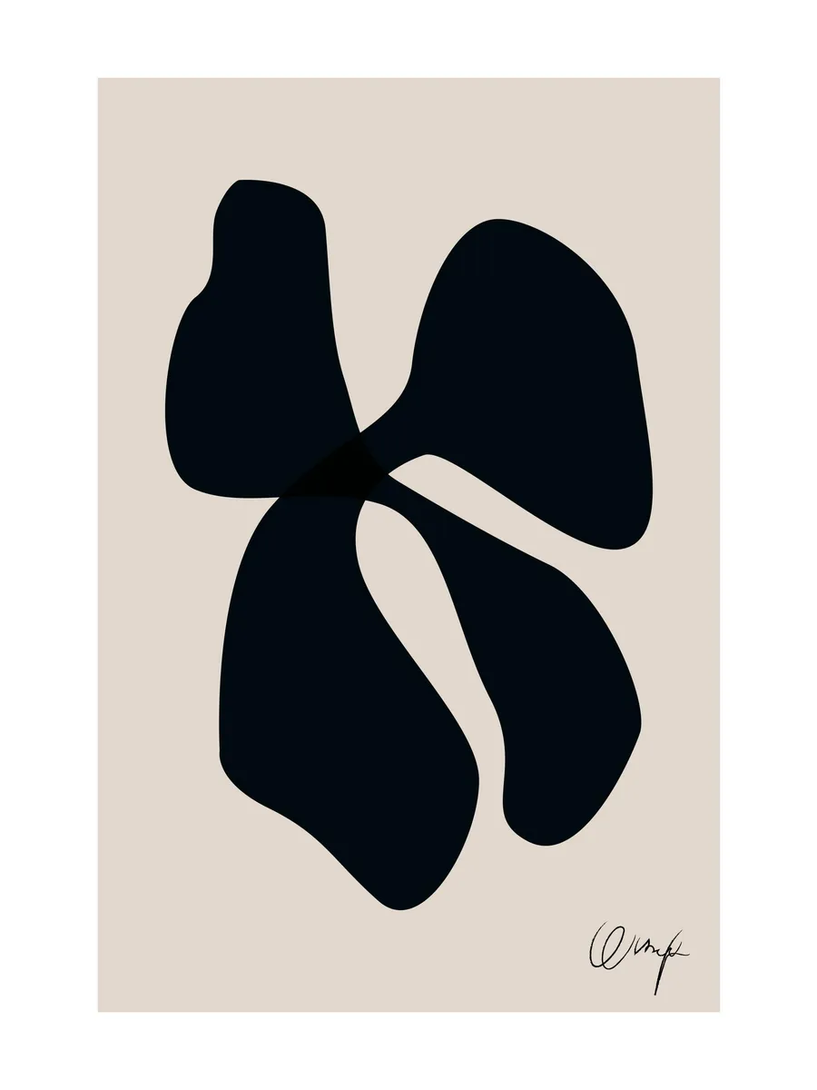 Monochrome Abstract No1