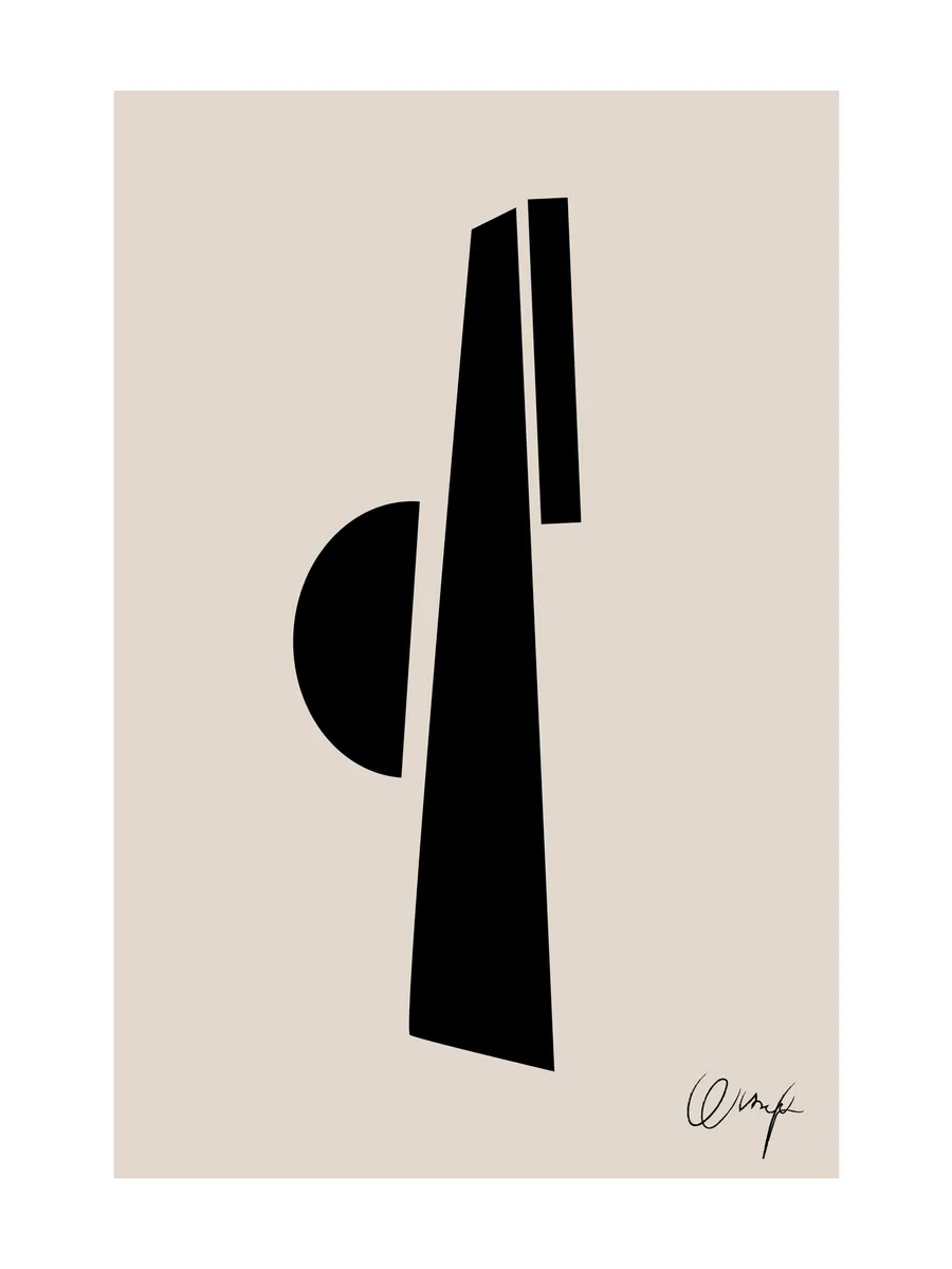 Monochrome Abstract No2