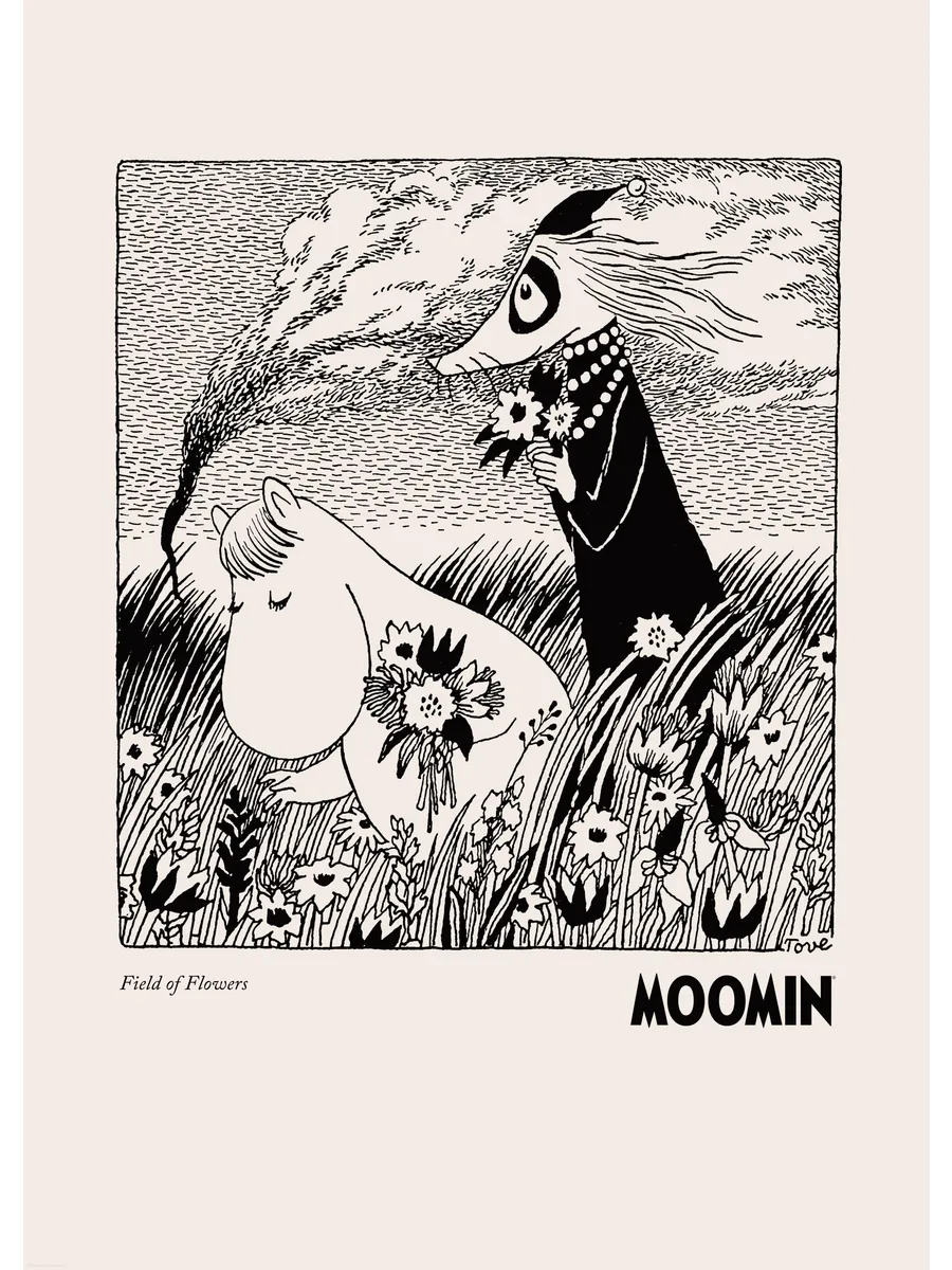 Moomin Field of Flowers