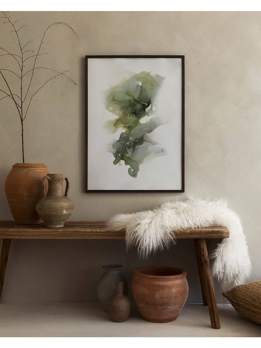 Moss Green Abstract