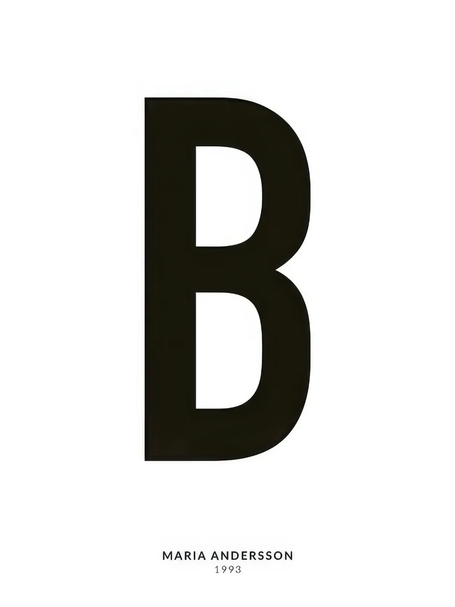 My Letter B Personal