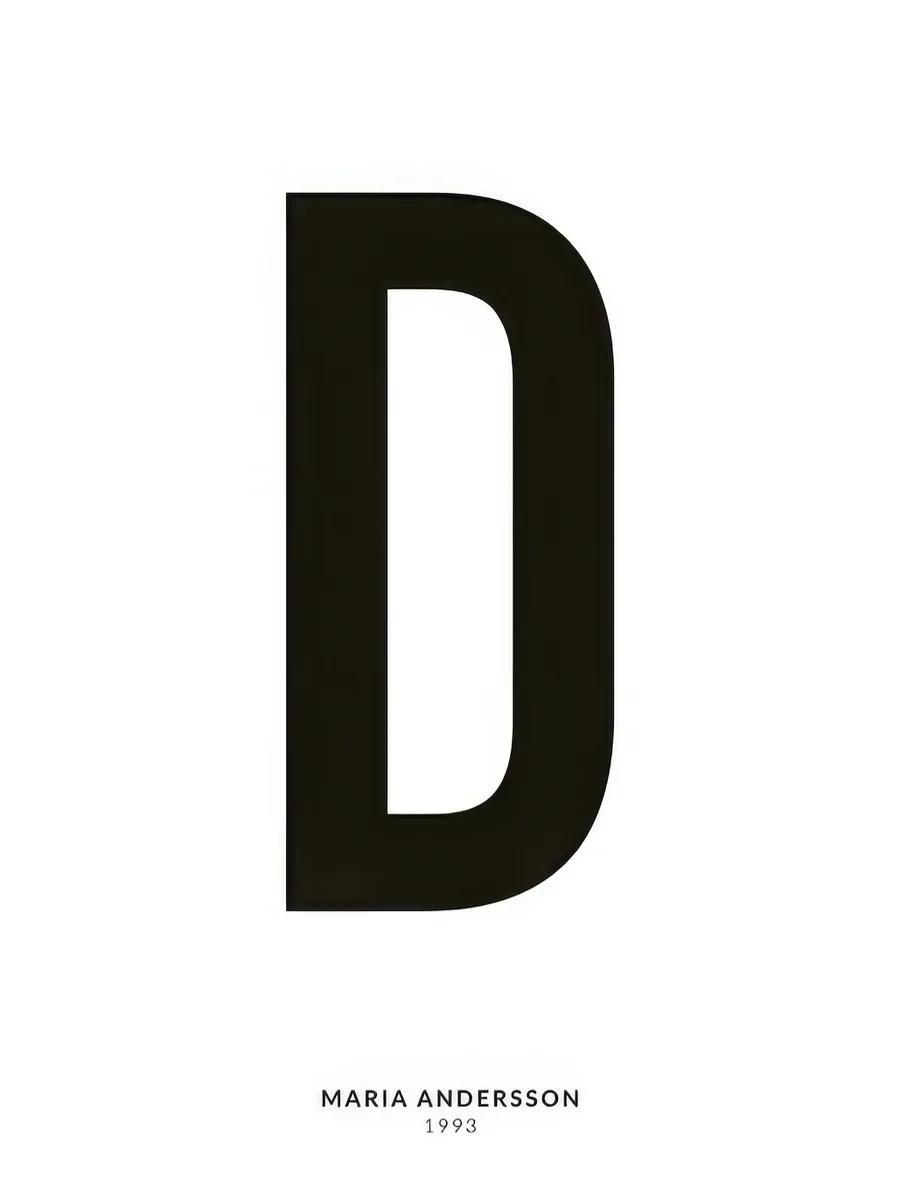 My Letter D Personal